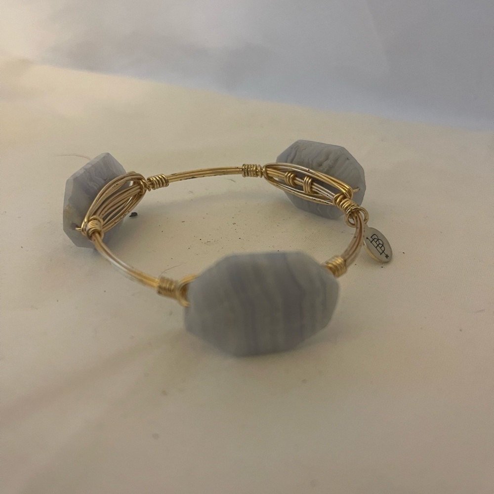 Beautiful Gold Color and Stone Bracelet